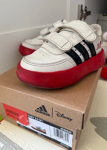 Adidas Beyaz Kırmızı adidaa Erkek Çocuk Spor Ayakkabı