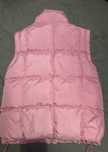 Pembe Kadın Kapitone Yelek - Görsel 2