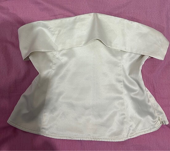 bershka saten crop