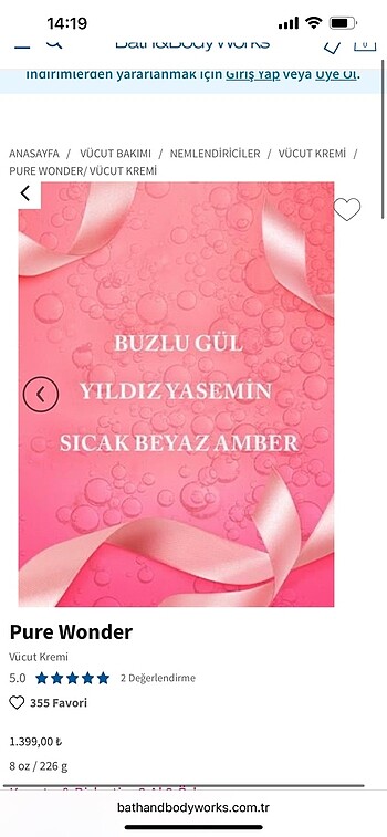  Beden Renk Pure Wonder