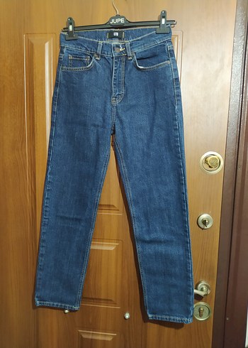 Kadın Lacivert Regular Fit Denim Pantolon
