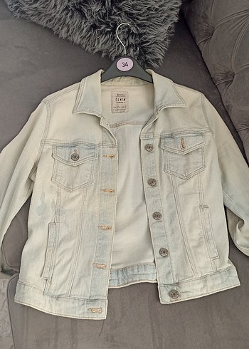 Bershka Kadın Denim Ceket