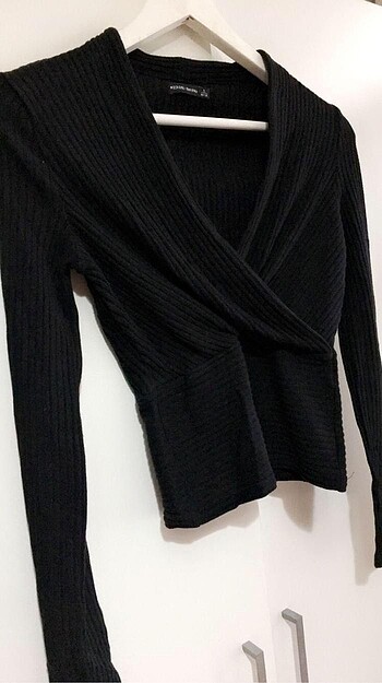 s Beden Siyah S / 36 Bershka Bluz