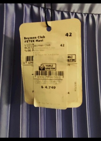 Beymen club Mor Pilili Uzun Kadın Etek - Görsel 2