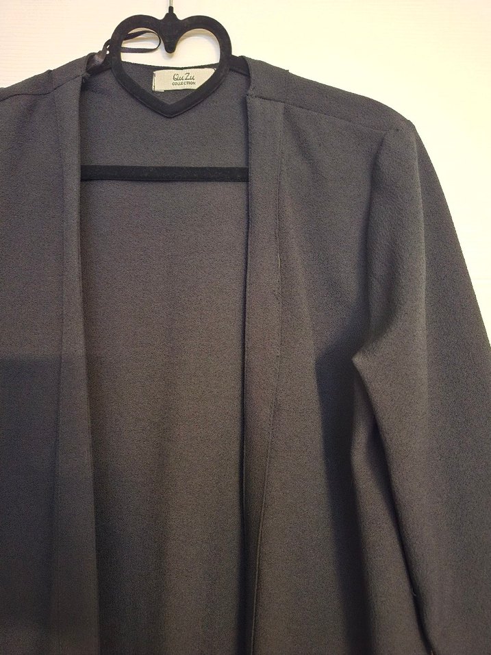 Siyah Midi Kadın Ceket - Görsel 2