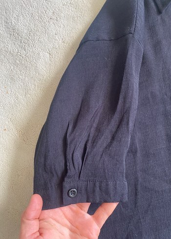 Siyah  Kadın Gömlek - Görsel 2