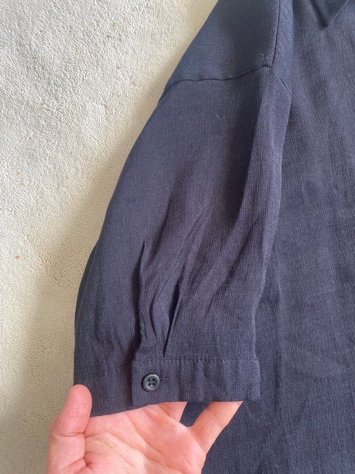 Siyah  Kadın Gömlek - Görsel 2