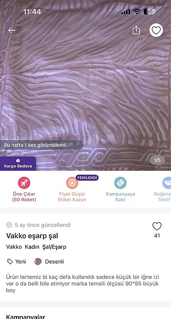 Vakko eşarp
