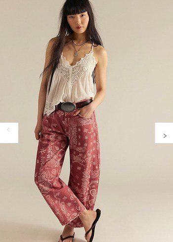 Free people barrel jean