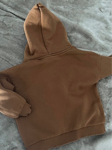 4 Yaş Beden Kapüşonlu camel rengi sweet hırka