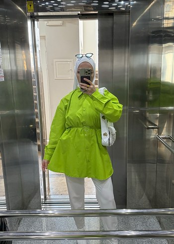 Yeşil gömlek - Görsel 4