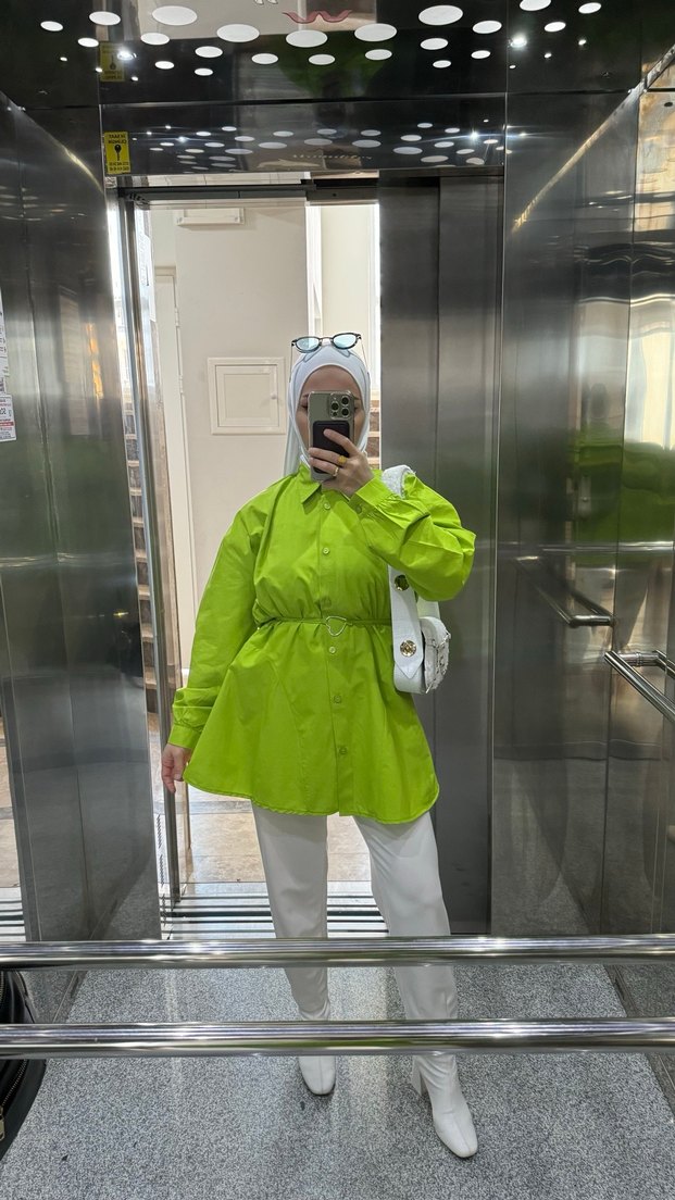 Yeşil gömlek - Görsel 4