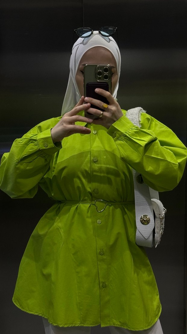 Yeşil gömlek - Görsel 2