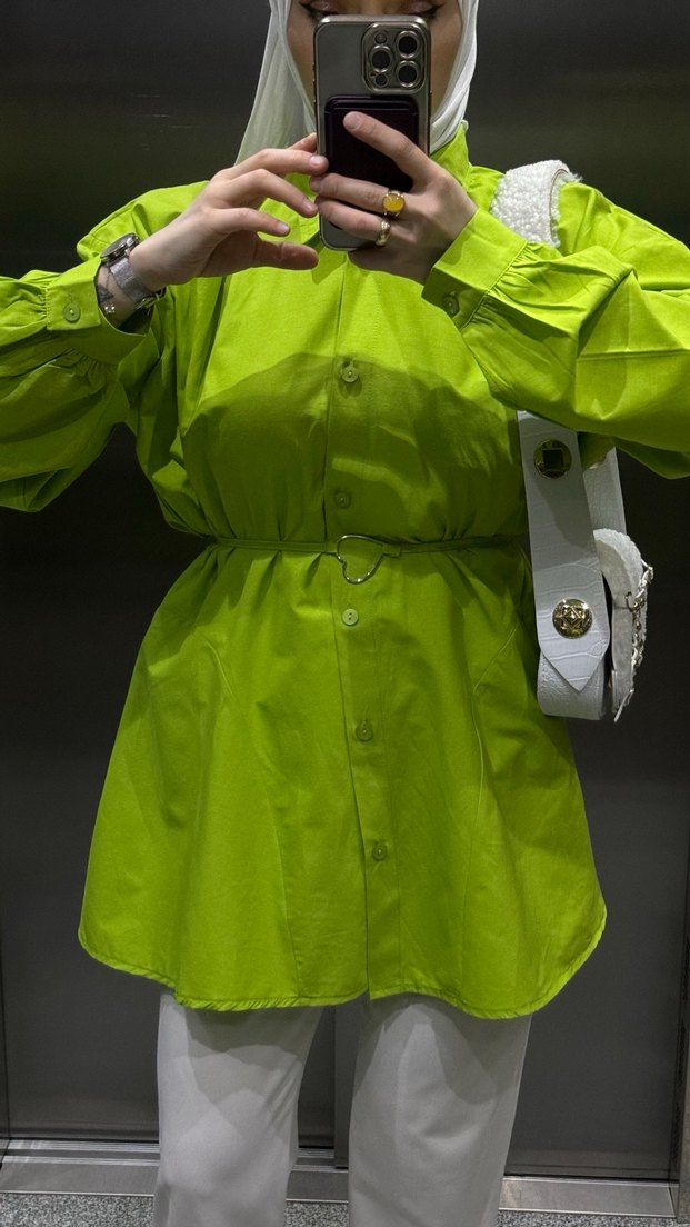 Yeşil gömlek - Görsel 3