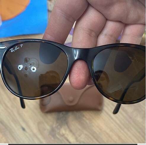 Beden kahverengi Renk Ray-Ban polarize orjinal gözlük
