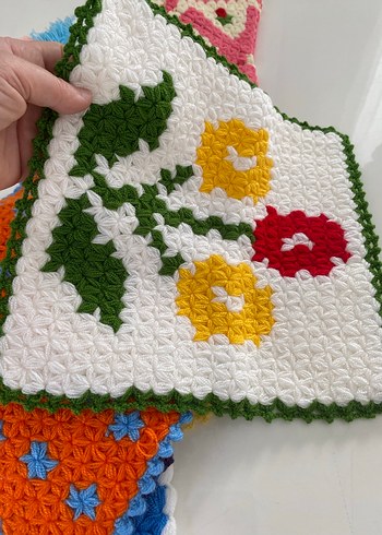 Renkli El Örgüsü Banyo lifleri 9 adet fiyatıdır - Görsel 4