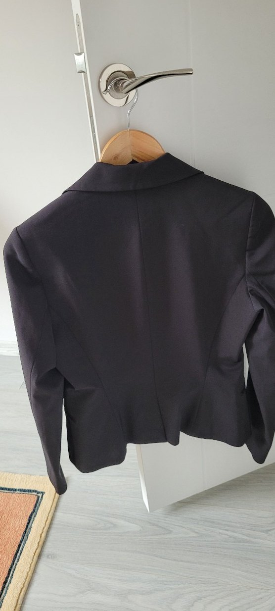 JOURNEY Siyah Kadın Düğmeli Blazer Ceket - Görsel 3