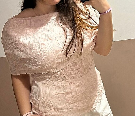 m Beden pembe Renk zara top