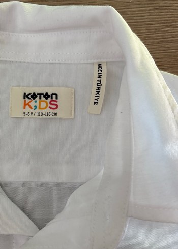 Koton Kids Erkek Çocuk Beyaz Pamuklu Gömlek