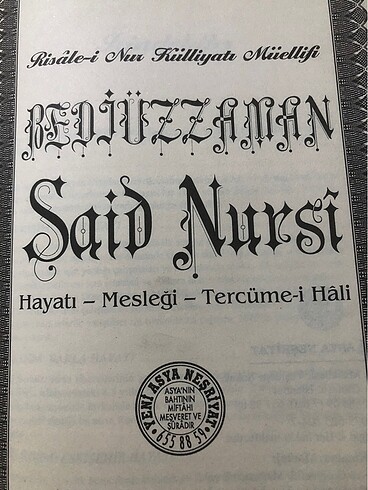 Bediüzzaman Said Nursi Tarihçe-i Hayatı