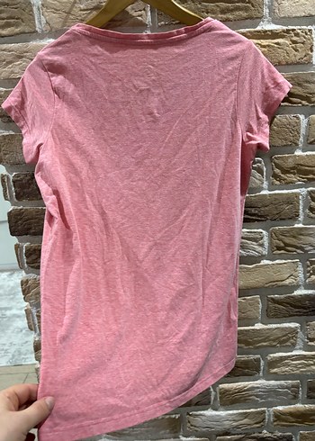 Salomon Pembe Kısa Kollu Tişört - Görsel 3