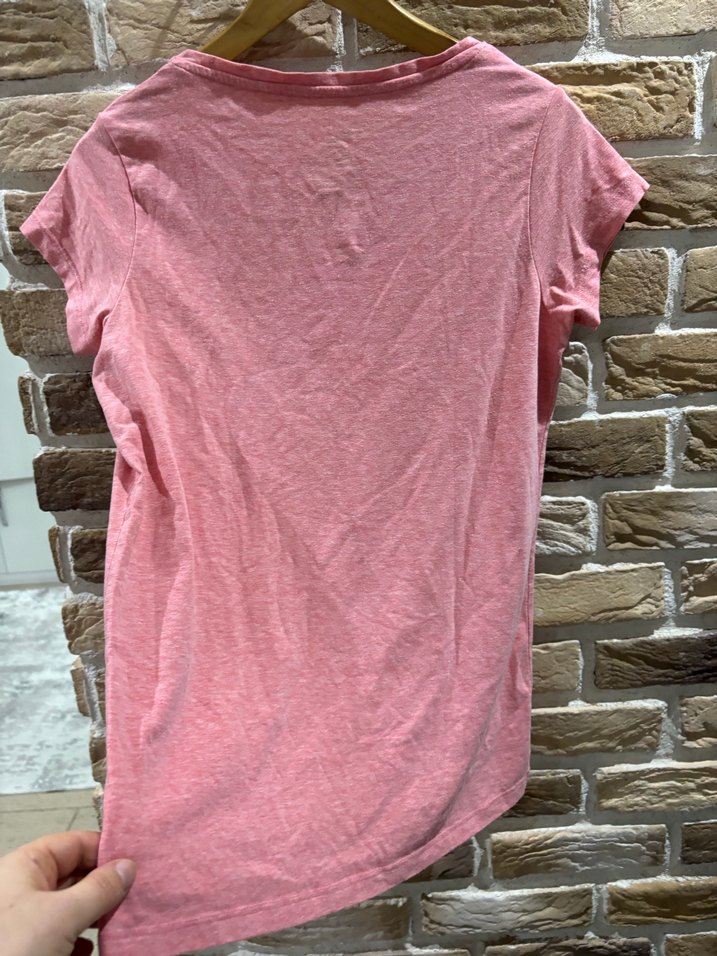 Salomon Pembe Kısa Kollu Tişört - Görsel 3