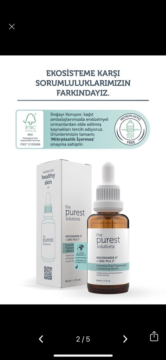 Intensive Pore Tightening & Lightening Serum - Görsel 3