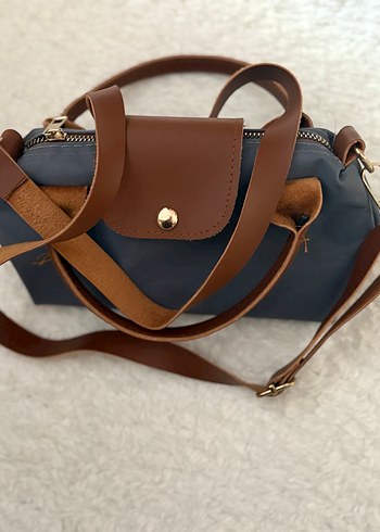 Kahverengi Deri Tokalı Kadın El Çantası - Görsel 3