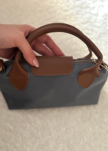 Kahverengi Deri Tokalı Kadın El Çantası - Görsel 2
