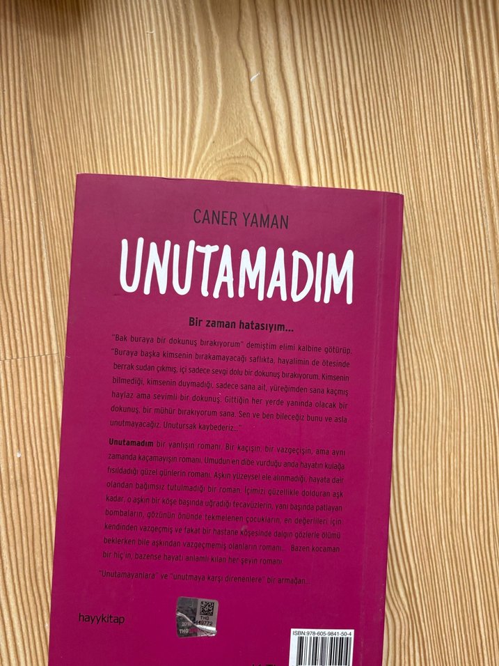Unutamadım - Caner Yaman Roman - Görsel 3
