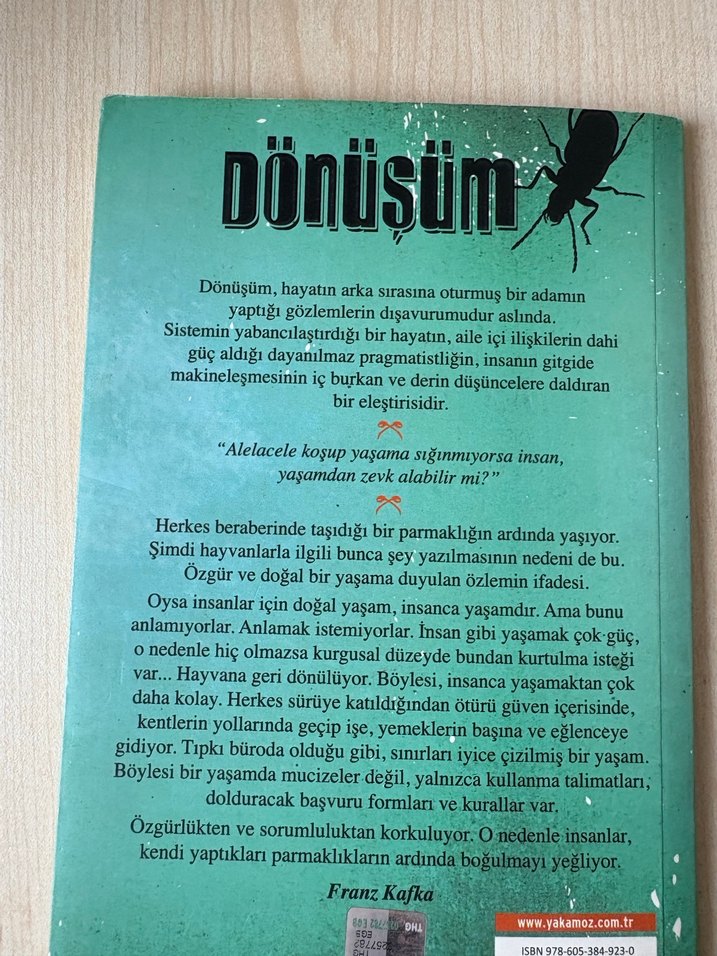 Dönüşüm - Franz Kafka - Görsel 2