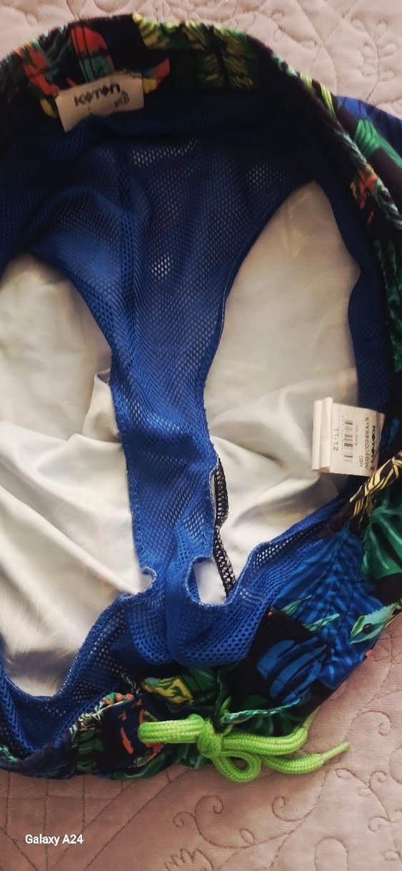 Erkek  Renkli Desenli Mayo Şort - Görsel 4