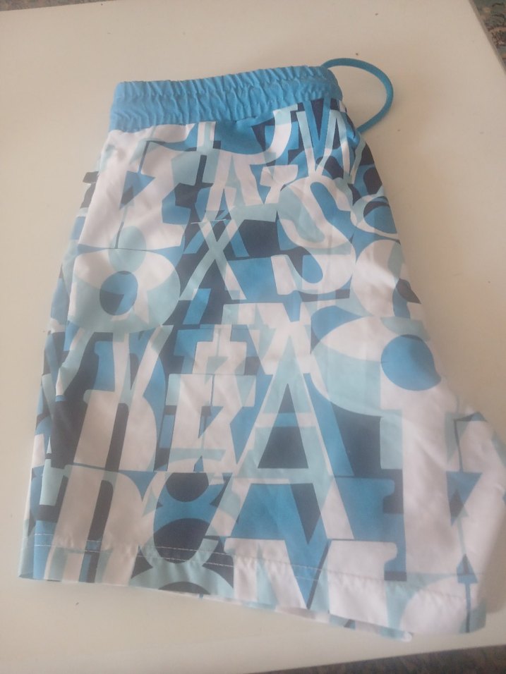 Renkli Baskılı Erkek Mini Şort - Görsel 3