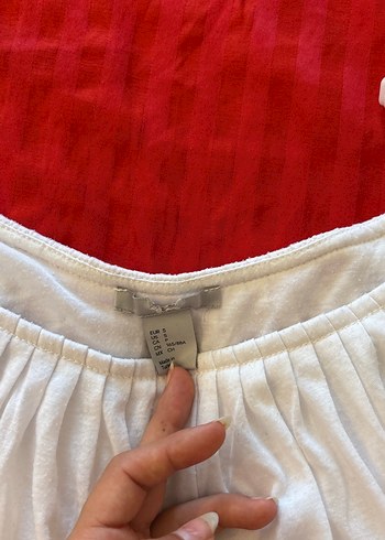 Nakışlı Bohem Midi Hamile Etek - Görsel 3