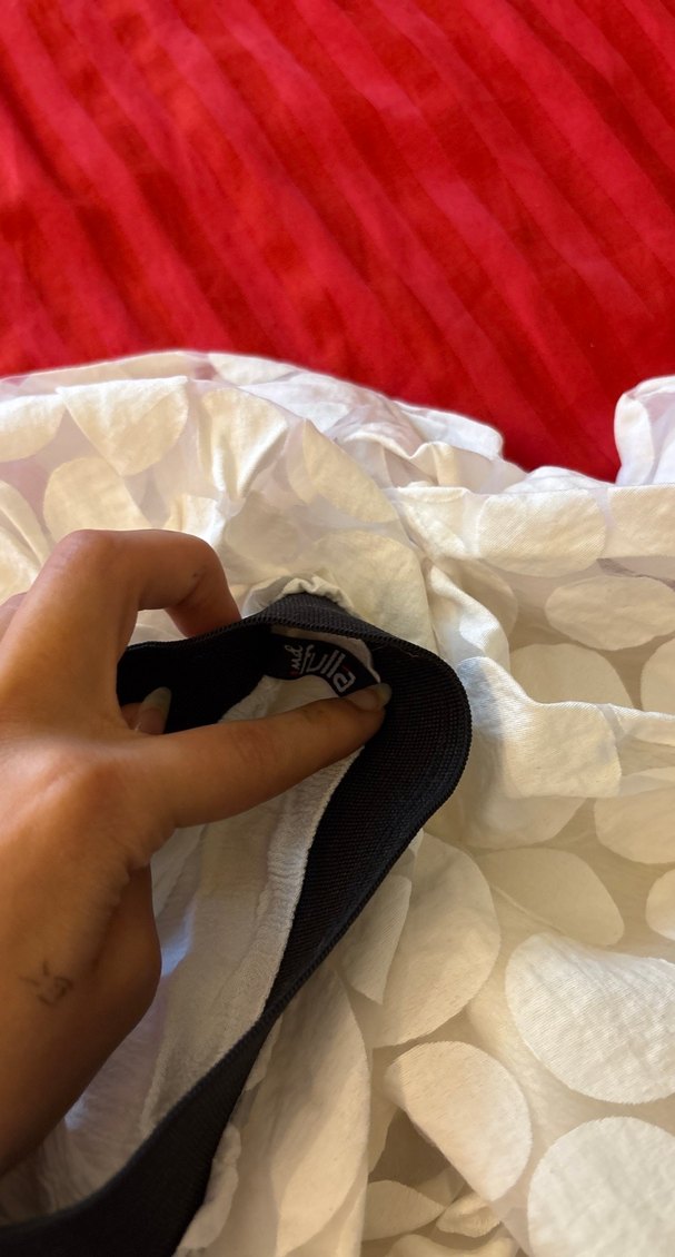 Dantel Detaylı Beyaz Midi Hamile Etek - Görsel 4