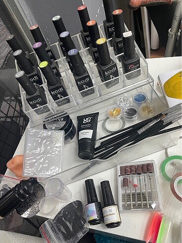 Kalıcı oje jel tırnak nail art malzemeleri - Görsel 7