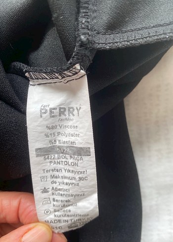 s Beden Kadın Siyah Normal Kesim Kumaş Pantolon