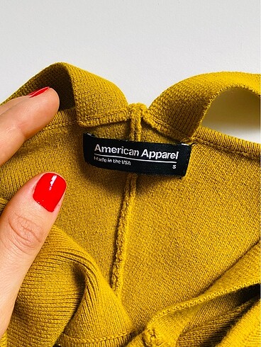 s Beden American Apparel Crop Top Bluz