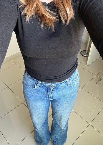 m Beden mavi Renk Zara jean