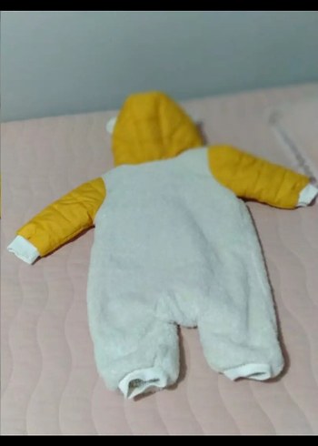 Sarı Kürklü Bebek Erkek Tulumu - Görsel 9