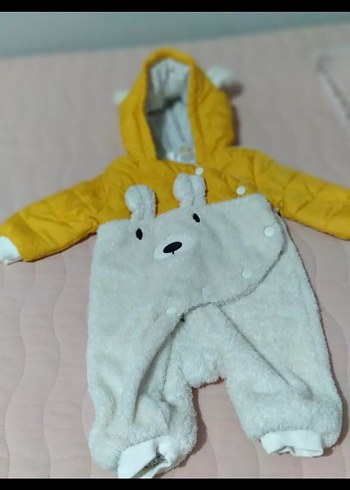 Sarı Kürklü Bebek Erkek Tulumu - Görsel 8