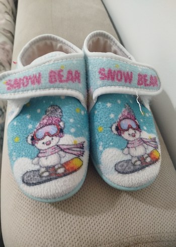 Erkek Çocuk Renkli Baskılı Sıcak Terlik - Görsel 3