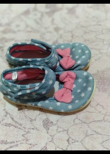 Mavi Yıldız Desenli İlk Adım Ayakkabısı - Görsel 2