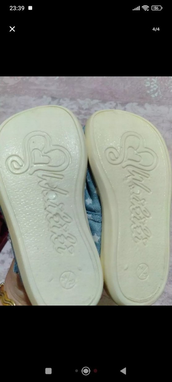 Mavi Yıldız Desenli İlk Adım Ayakkabısı - Görsel 4