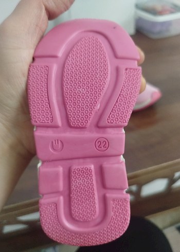 Kız Çocuk Pembe Örgü Spor Ayakkabı - Görsel 2