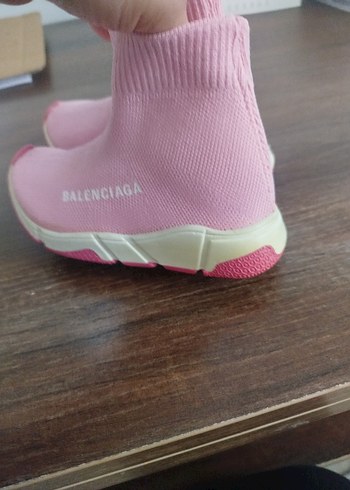 Kız Çocuk Pembe Örgü Spor Ayakkabı - Görsel 4