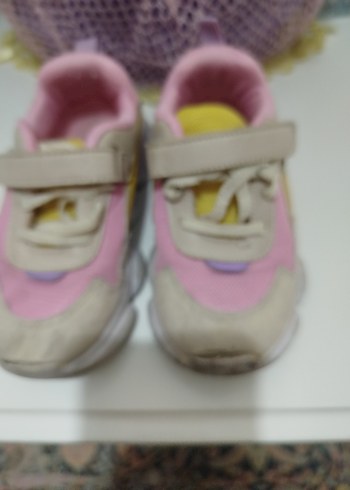 Kız Çocuk Çok Renkli Bağcıksız Spor Ayakkabı - Görsel 3