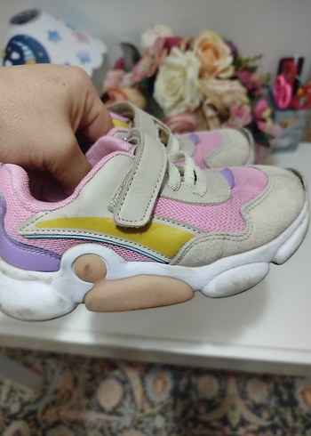 Kız Çocuk Çok Renkli Bağcıksız Spor Ayakkabı - Görsel 4