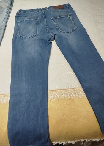 Mavi Pastel Renkli Erkek Kot Pantolon - Görsel 4