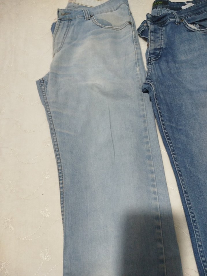 Mavi Pastel Renkli Erkek Kot Pantolon - Görsel 3